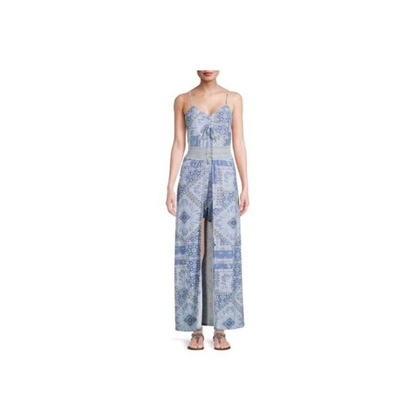 NB Womens Walkthrough Maxi Romper Paisley Adjustable Straps‎ XXL - Picture 1 of 14